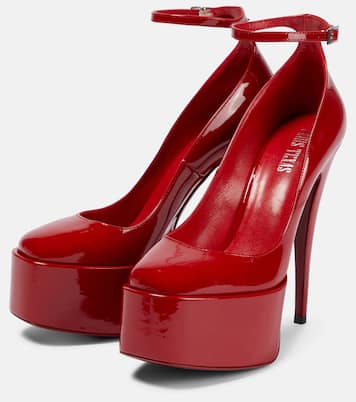 Nancy patent leather platform pumps | Paris Texas