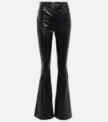 Pantalon Beverly en cuir synthétique | Veronica Beard