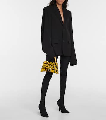 Sac à bandoulière Hourglass Small en cuir | Balenciaga