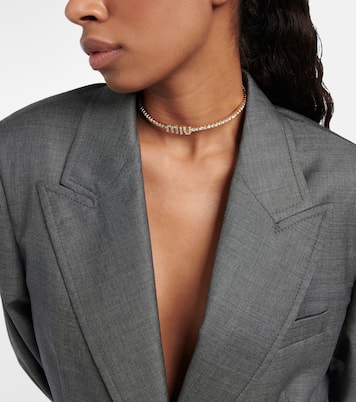 Verzierter Choker | Miu Miu