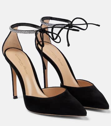 Montecarlo D'Orsay 105 suede pumps | Gianvito Rossi
