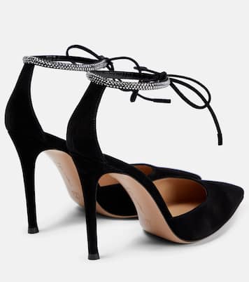 Montecarlo D'Orsay 105 suede pumps | Gianvito Rossi
