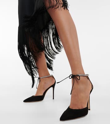 Montecarlo D'Orsay 105 suede pumps | Gianvito Rossi