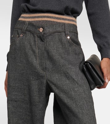 Pantaloni a gamba larga | Brunello Cucinelli