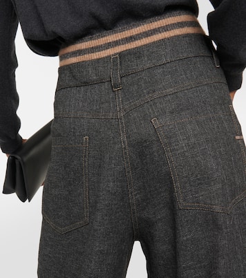 Pantaloni a gamba larga | Brunello Cucinelli