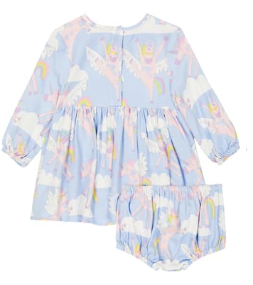 Baby printed jersey dress and bloomers | Stella McCartney Kids