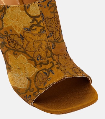 Mules en jacquard à fleurs | Dries Van Noten