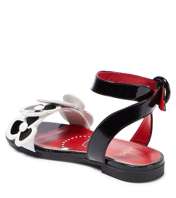Sandales Pensatoi en cuir verni | Christian Louboutin Kids