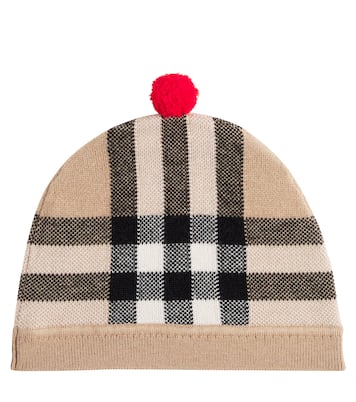 Gorro de lana y cachemir a cuadros | Burberry Kids