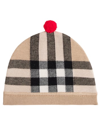 Gorro de lana y cachemir a cuadros | Burberry Kids