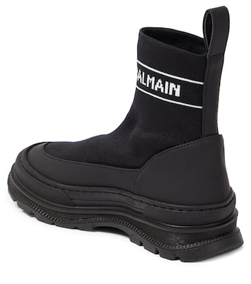 Botas calcetín con logo | Balmain Kids
