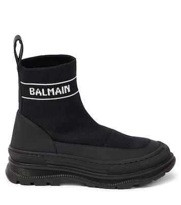 Botas calcetín con logo | Balmain Kids