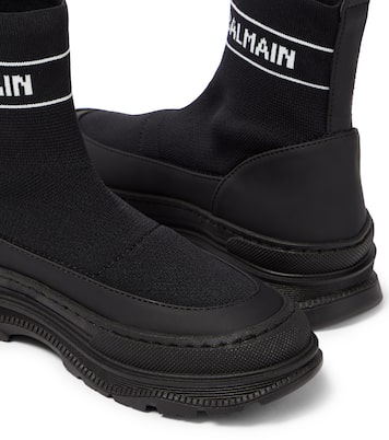 Botas calcetín con logo | Balmain Kids