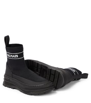 Botas calcetín con logo | Balmain Kids