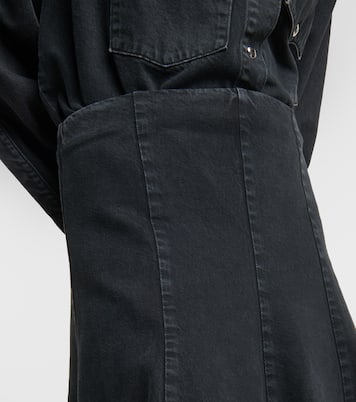 Jupe midi Lennox en jean | Khaite