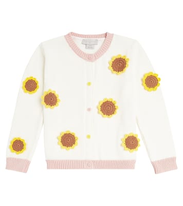 Cárdigan de algodón adornado | Stella McCartney Kids