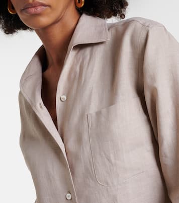 Camicia Neo André in lino | Loro Piana