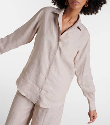 Camicia Neo André in lino | Loro Piana