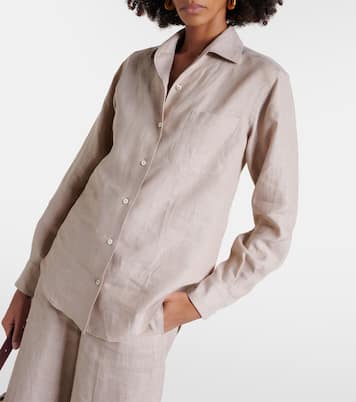 Camicia Neo André in lino | Loro Piana