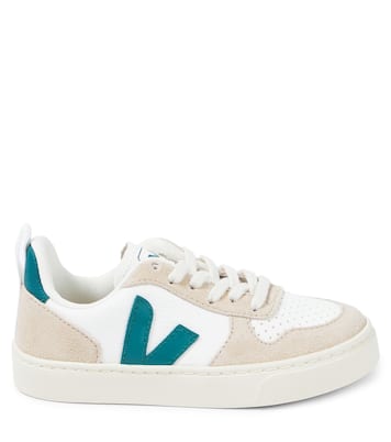 Baskets V-10 en cuir et daim | Veja Kids