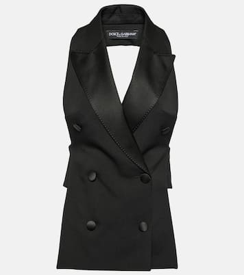 Gilet doppiopetto in misto lana | Dolce&Gabbana