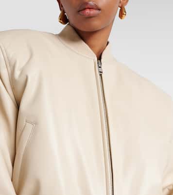 Micky faux leather bomber jacket | The Frankie Shop