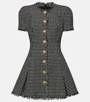 Miniabito in tweed di misto cotone | Balmain