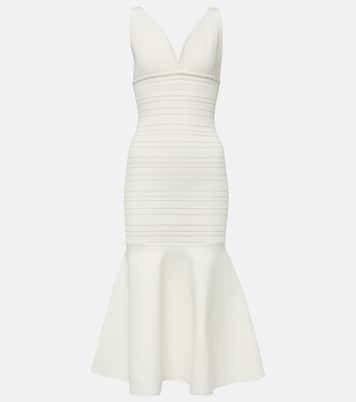 Abito midi in jersey | Victoria Beckham