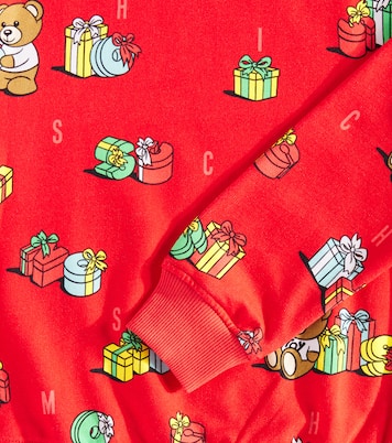 Teddy Bear printed cotton sweatshirt | Moschino Kids