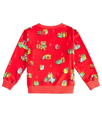 Teddy Bear printed cotton sweatshirt | Moschino Kids