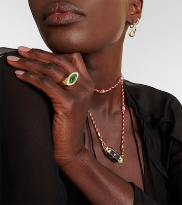 Bague Evil Eye en or 18 ct, diamants et saphirs | Marie Lichtenberg
