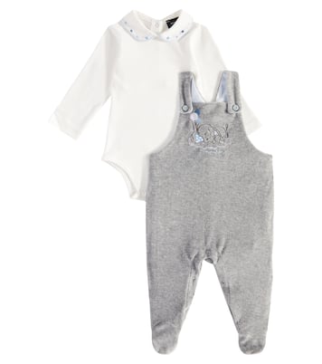 Baby - Salopette e body in cotone | Monnalisa