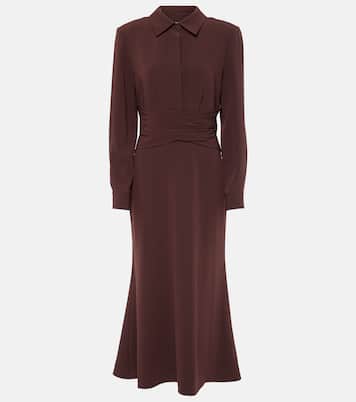Robe midi en crêpe de satin | Roland Mouret