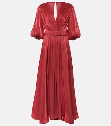 Midikleid Brennie Lurex® aus Georgette | Costarellos