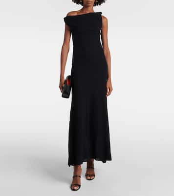 Robe midi Glow Twist en coton mélangé | SIR