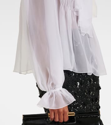 Blusa in seta con fiocco | Dolce&Gabbana