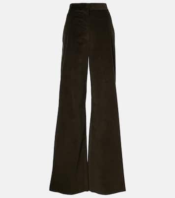 Pantaloni flared Tritone in velluto | Max Mara