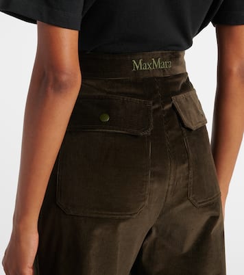 Pantaloni flared Tritone in velluto | Max Mara