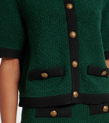 Cardigan Marie in tweed di misto lana | Veronica Beard