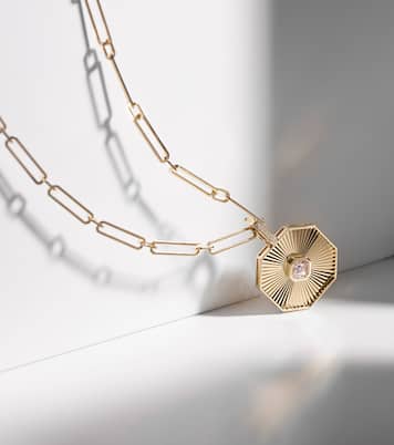 Collier Diamond Radiant Octagon en or 18 ct et diamants | Shay Jewelry