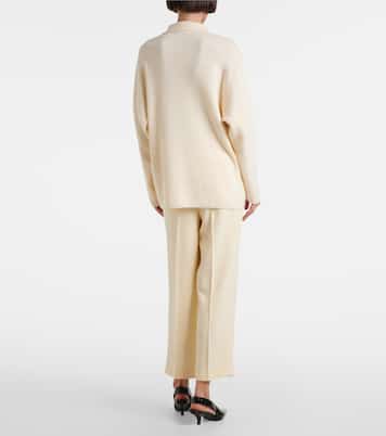 Louise wool and cashmere polo sweater | Fforme