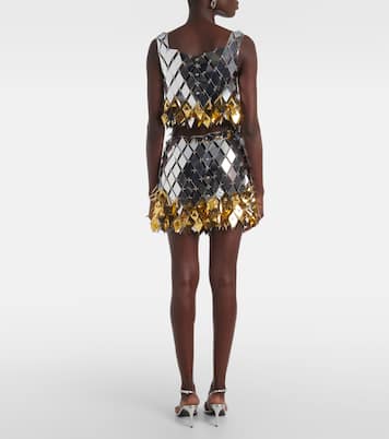 Metallic crop top | Rabanne