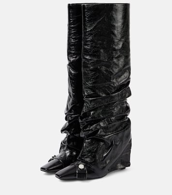 Botas altas Juno 95 de piel | The Attico