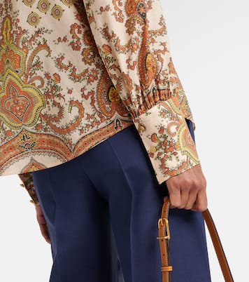Camisa Voyage Imaginaire de algodón con volantes | Valentino