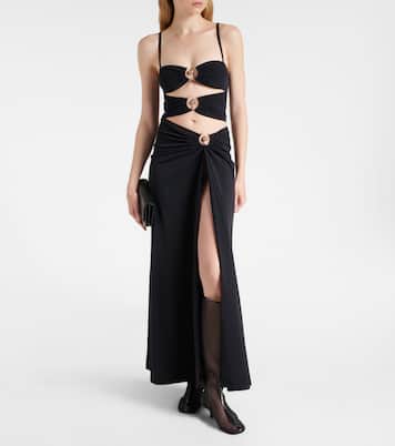 Vapour mesh knee-high boots | Christopher Esber
