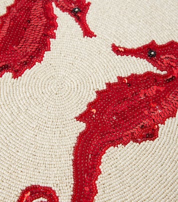Seahorse set of 2 beaded placemats | Les-Ottomans