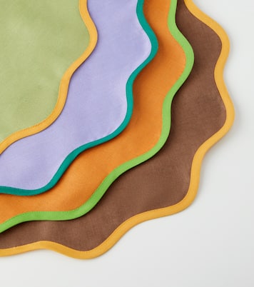 Cloud set of 4 linen placemats | La DoubleJ