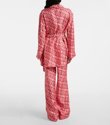 Camisa de seda estampada | Gucci