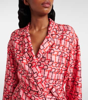 Camisa de seda estampada | Gucci