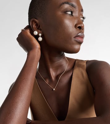 Sky Simple 18kt gold necklace with diamond | Sophie Bille Brahe